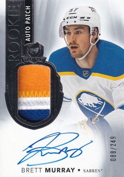AUTO RC patch karta BRETT MURRAY 21-22 UD The CUP Rookie Auto Patch /249